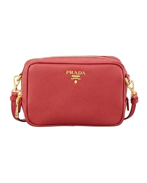 prada saffiano mini crossbody bag red|prada saffiano bag small size.